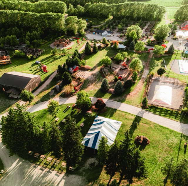 Snyders Farm from above